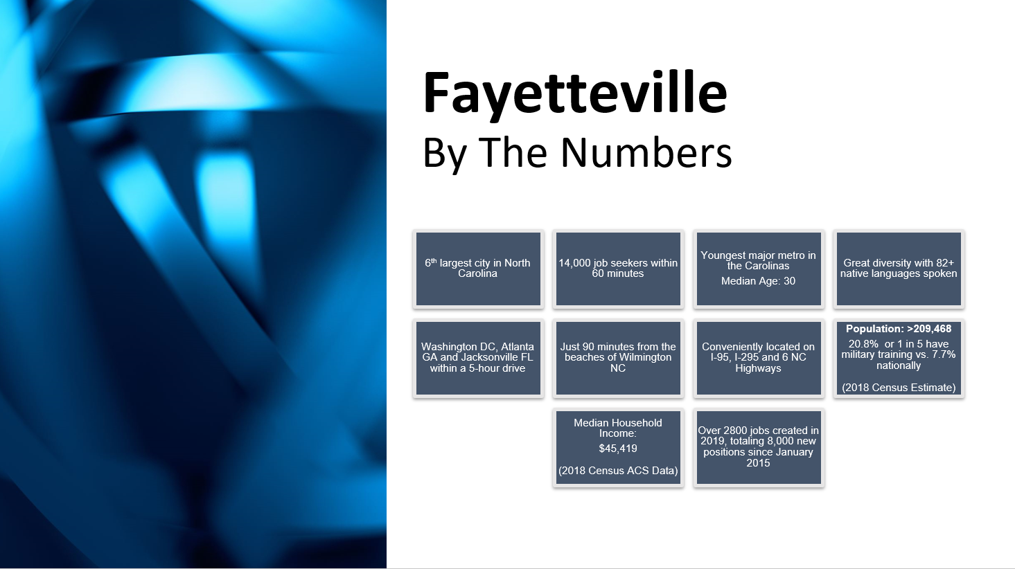 Fayetteville By the Numbers